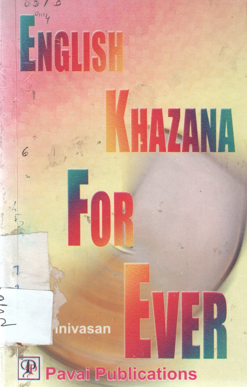 ENGLISH KHAZANA FOR EVER BY SRINIVASAN