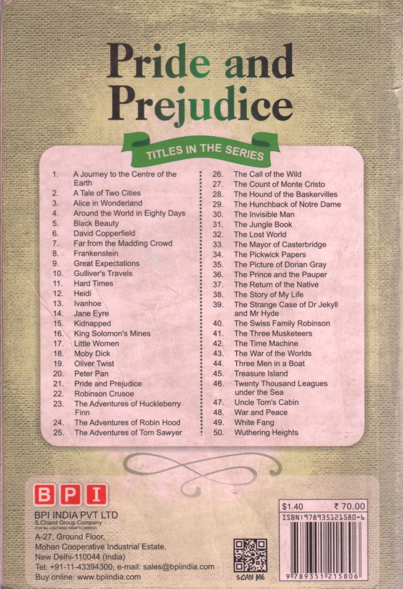 PRIDE AND PREJUDICE BY JANE AUSTEN - Image 2