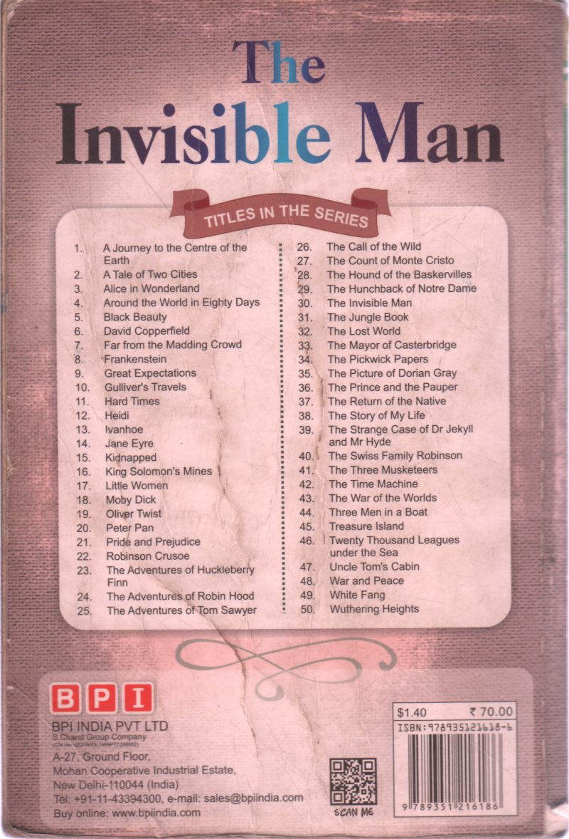THE INVINCIBLE MAN BY H.G WELLS - Image 2