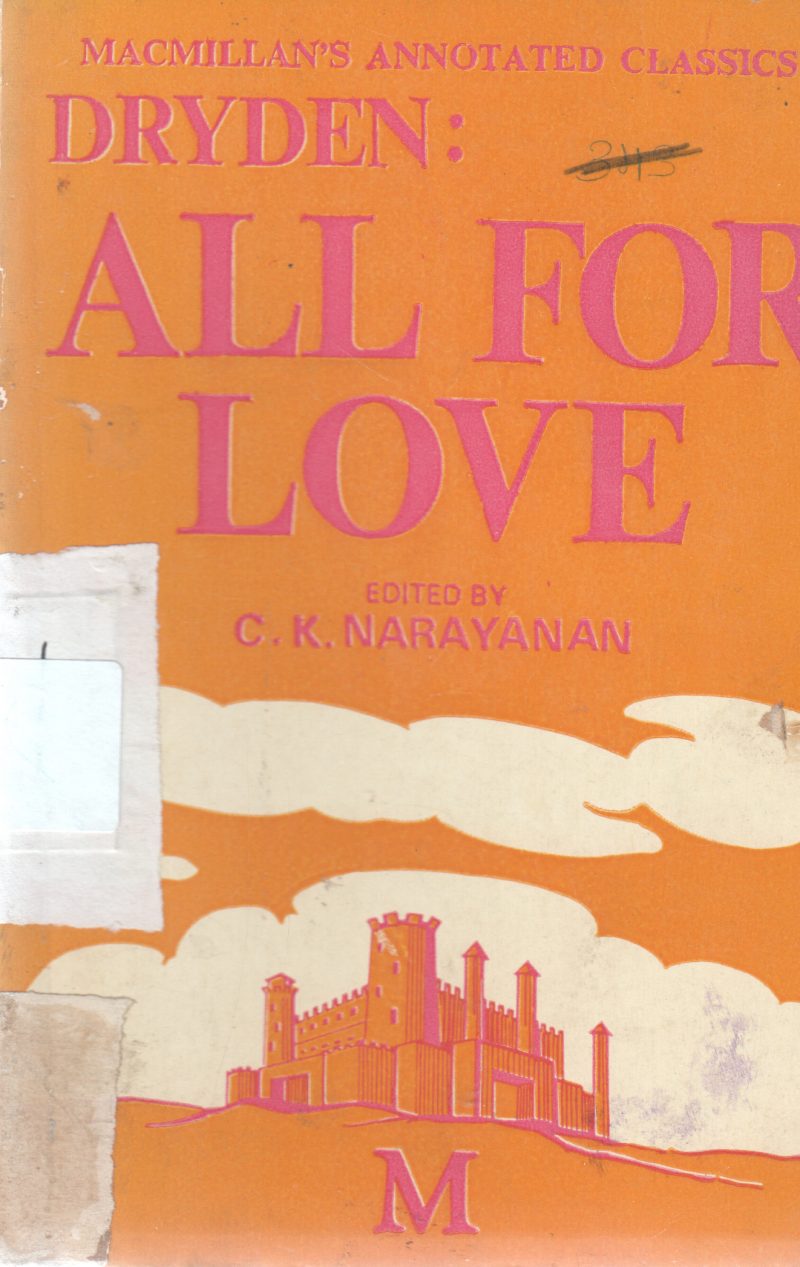 ALL FOR LOVE BY C.K NARAYANAN