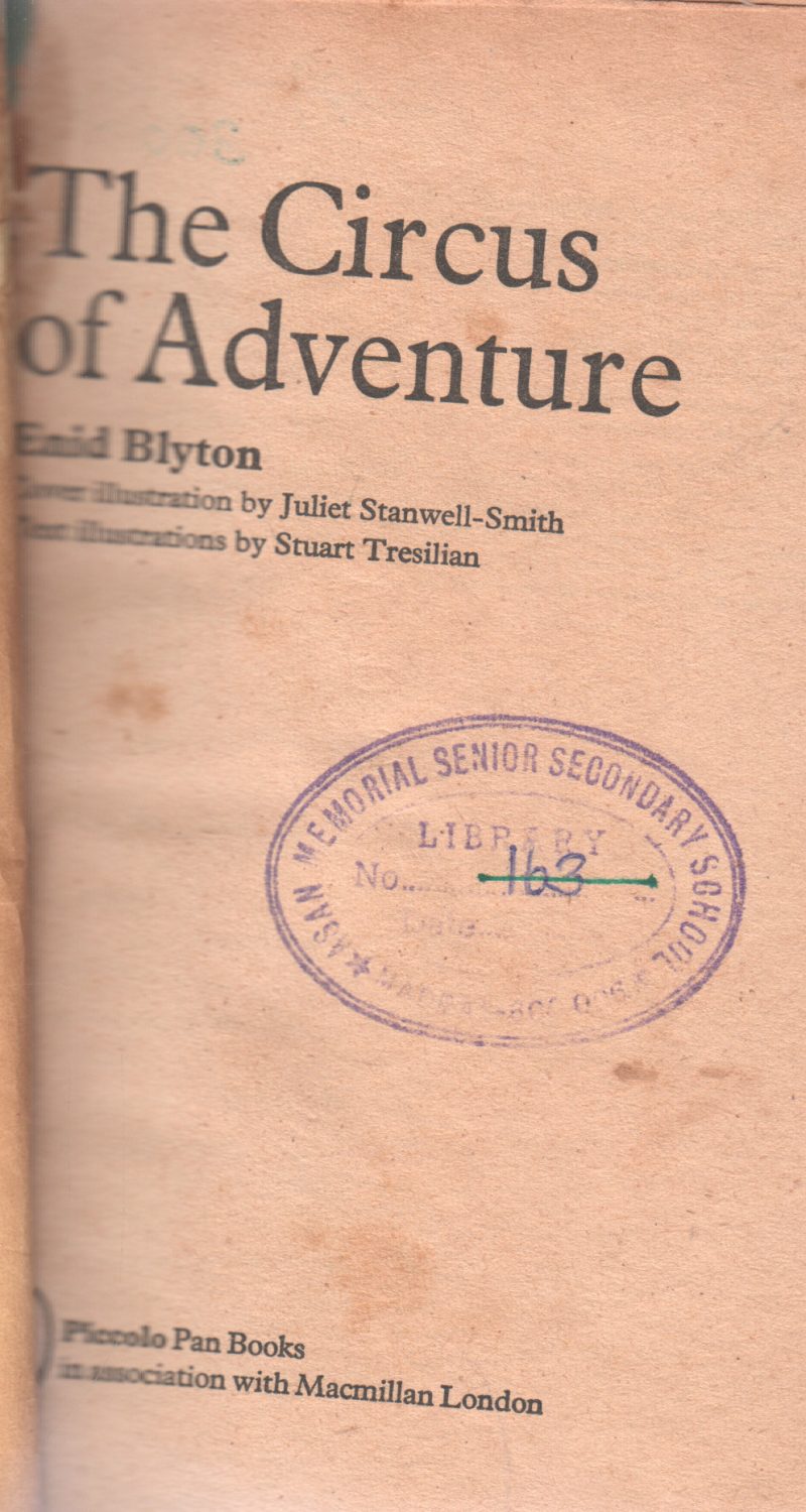THE CIRCUS OF ADVENTURE BY ENID BLYTON