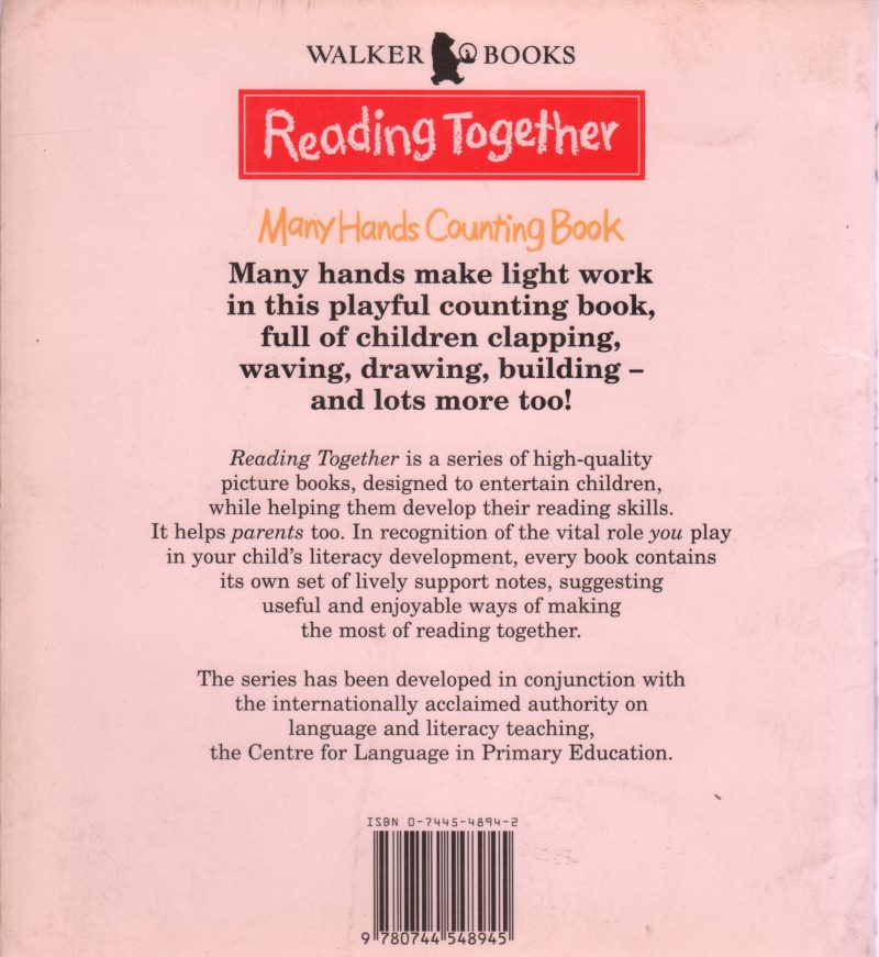 MANY HANDS COUNTING BOOK BY BRITA GRANDSTORM - Image 2