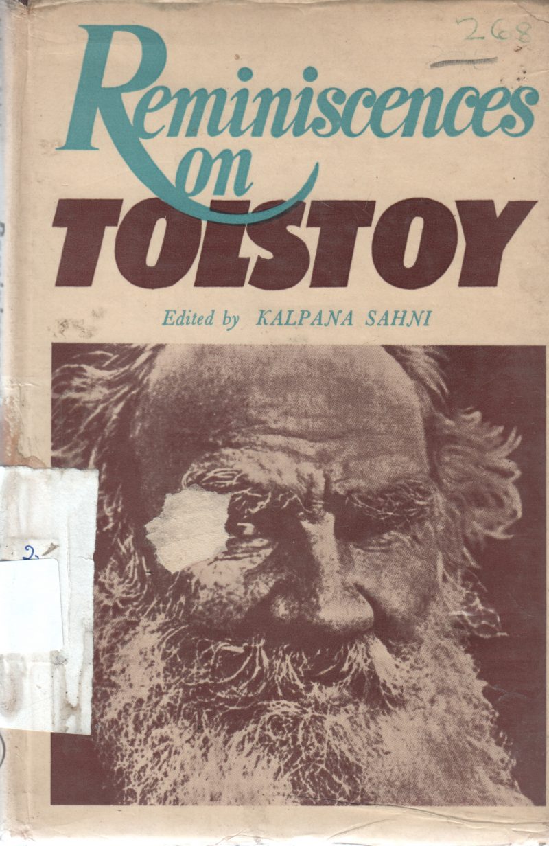 REMINISCENES ON TOLSTOY