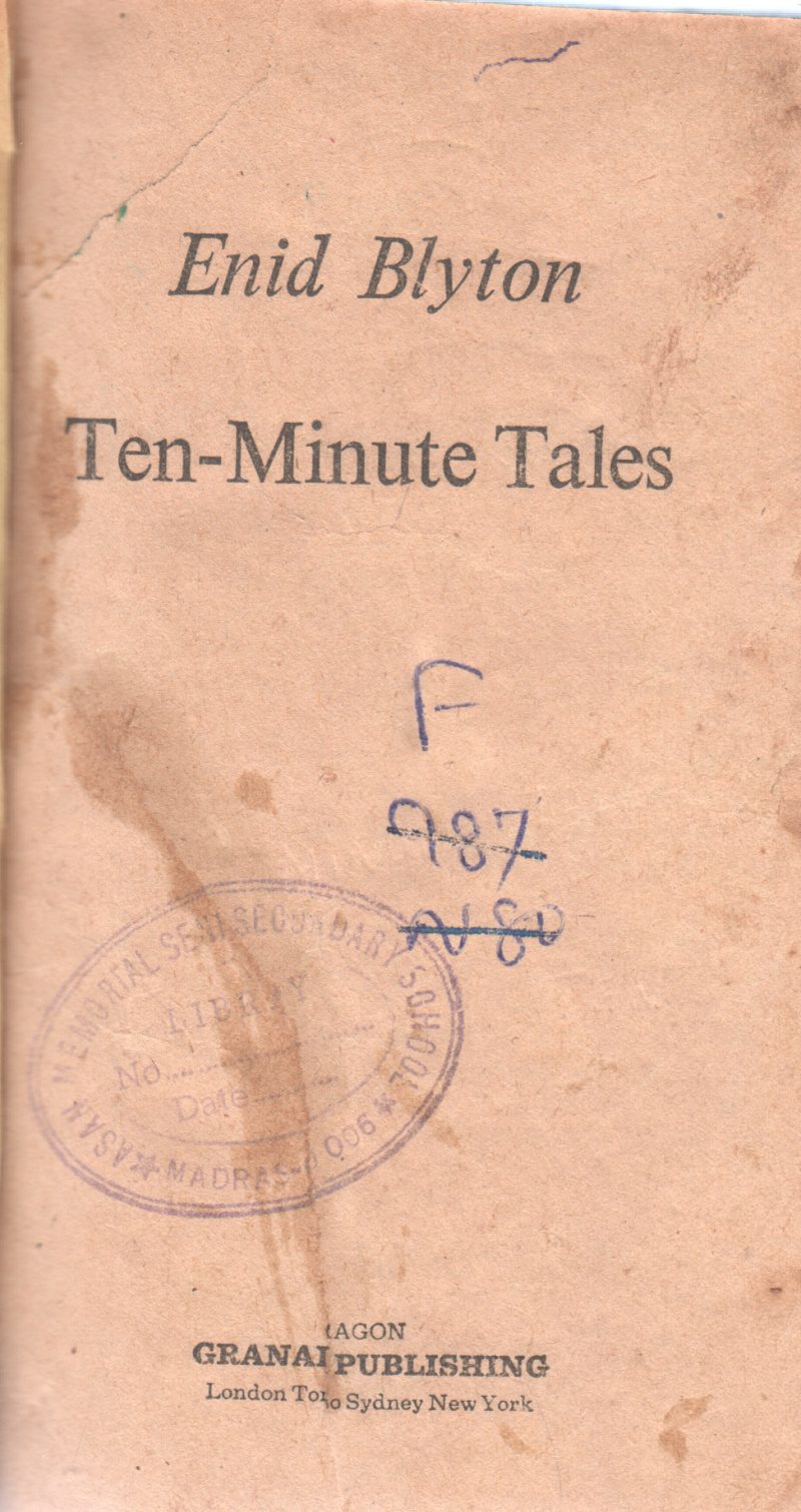 TEN MINUTE TALES BY ENID BLYTON