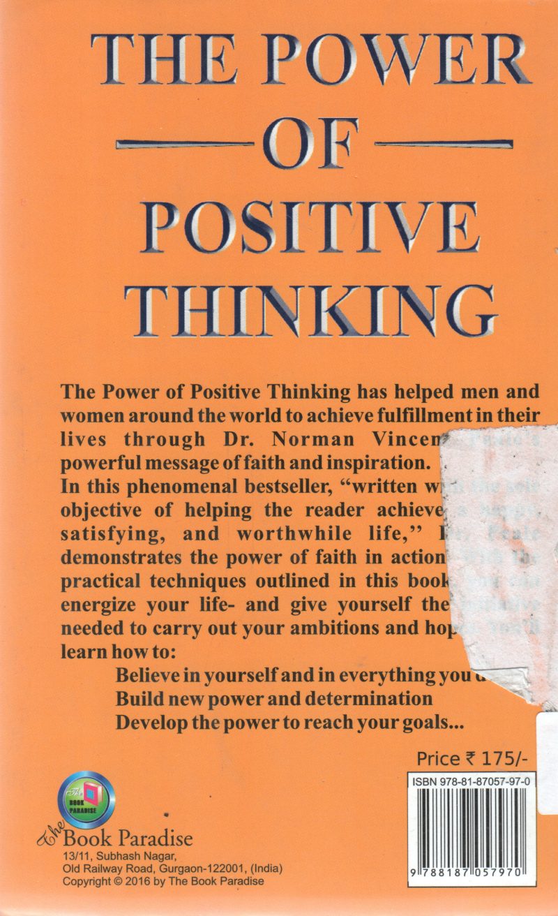 THE POWER OF POSITIVE THINKING BY NORMAN VINCENT - Image 2