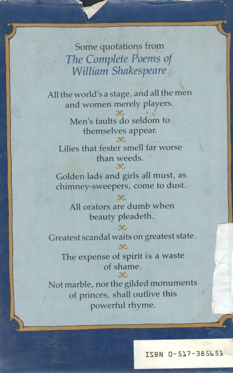THE COMPLETE POEMS OF WILLIAM SHAKESPEARE - Image 2
