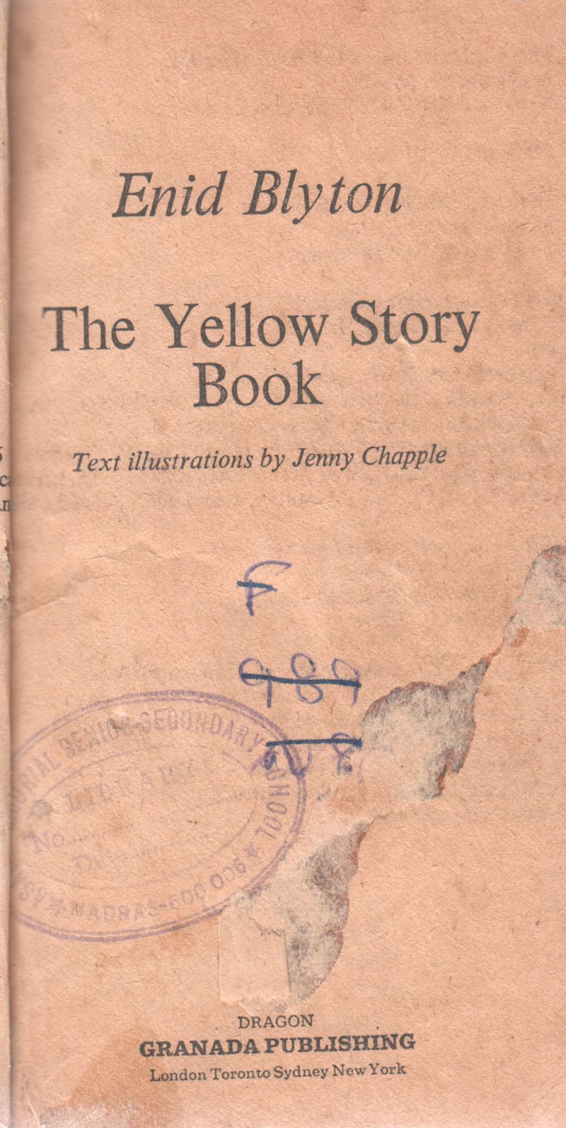 THE YELLOW STORY BOOK BY ENID BLYTON