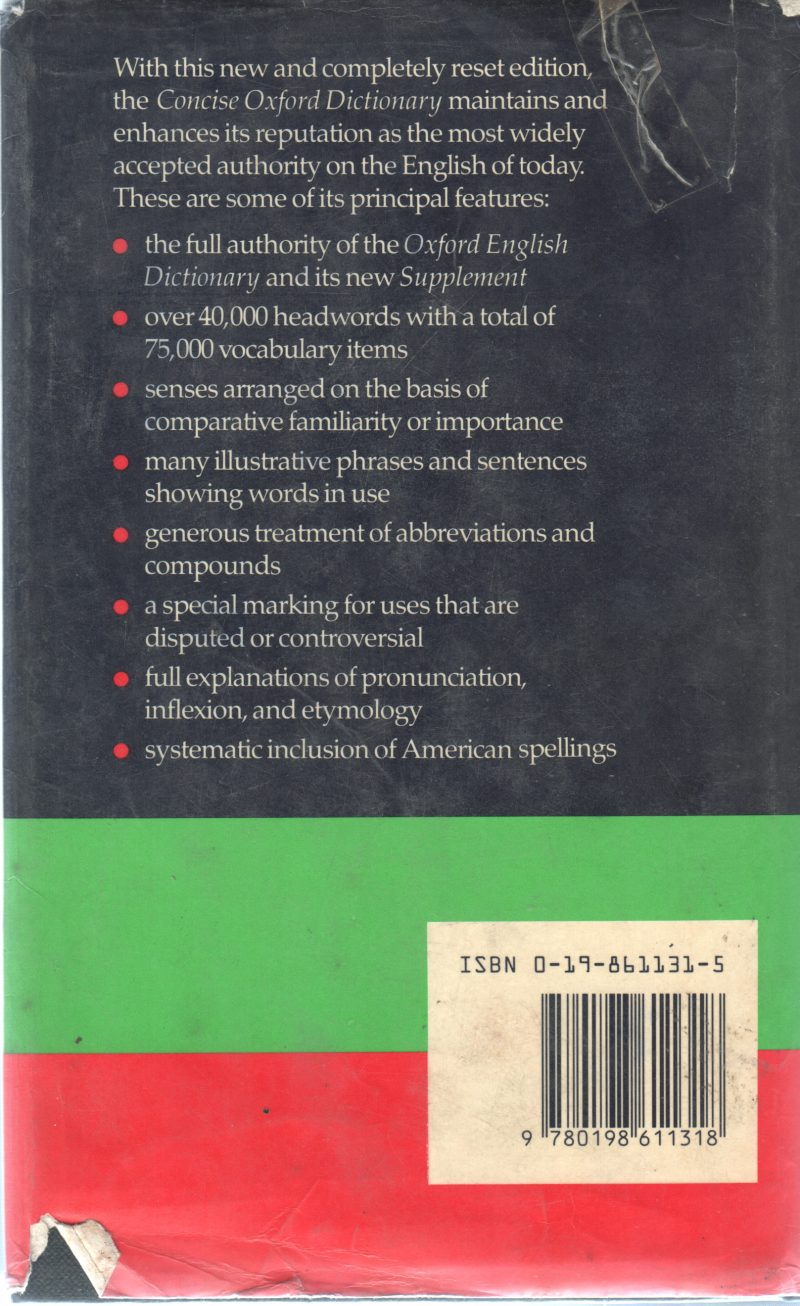 THE CONCISE OXFORD DICTIONARY - Image 2