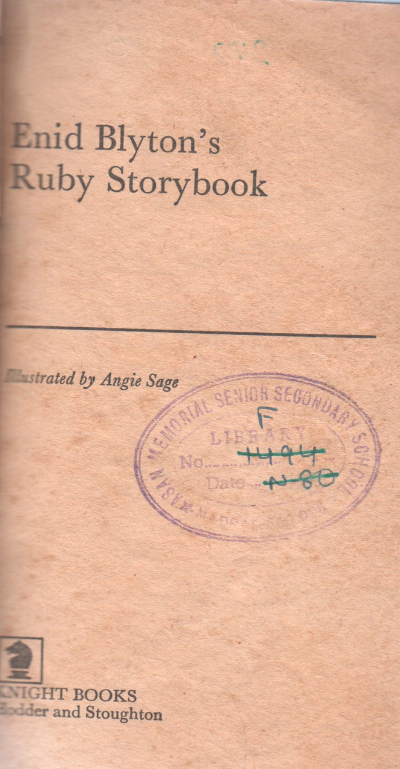 RUBY STORY BOOK BY ENID BLYTON