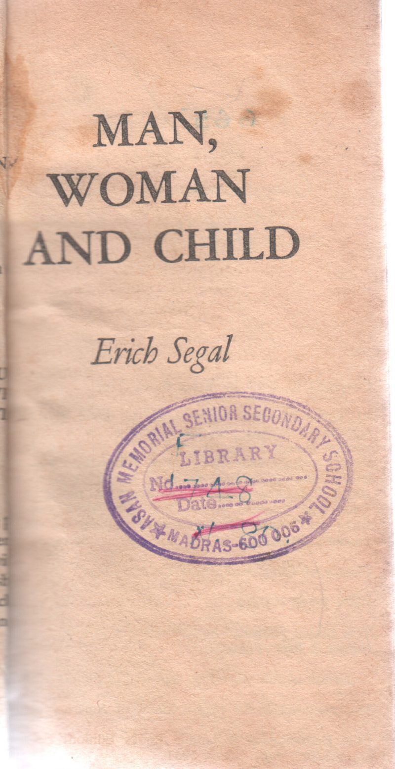 MAN, WOMAN AND CHILD BY ERICB SEGAL
