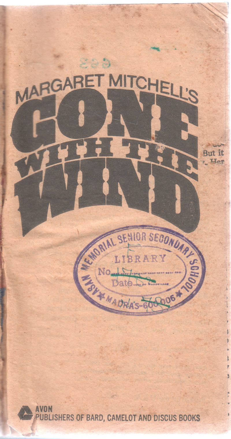 GONE WITH THE WIND BY MARAGRET MITCHELL