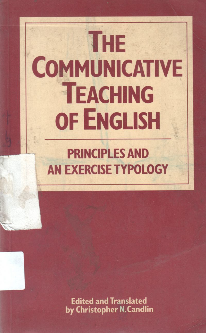 COMMUNICATIVE TEACHING OF ENGLISH