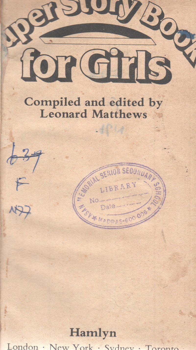 SUPER STORY BOOK FOR GIRLS BY LEONARD MATTHEWS
