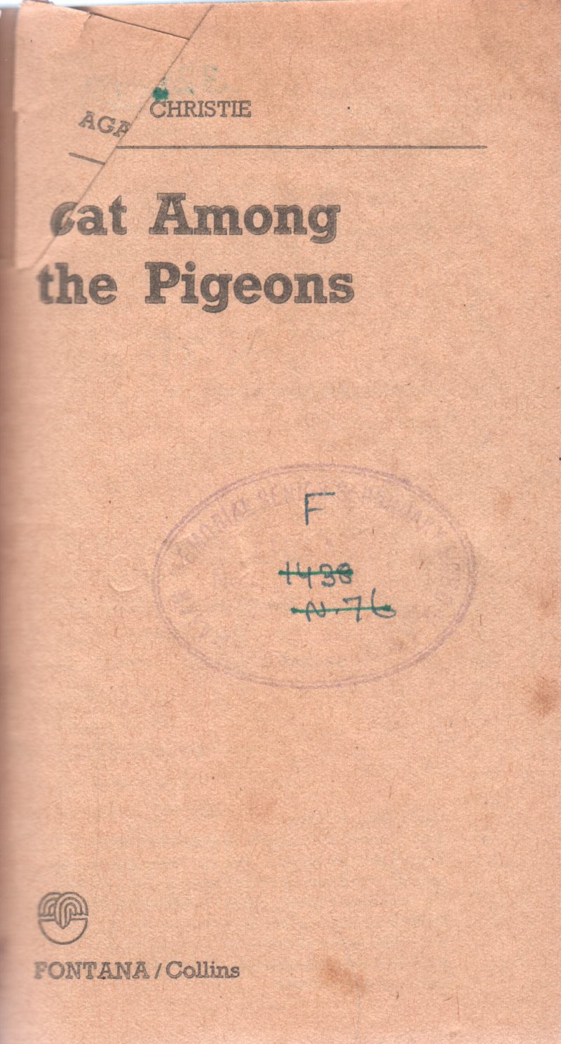 CAT AMONG PIGEONS BY AGATHA CHRISTIE