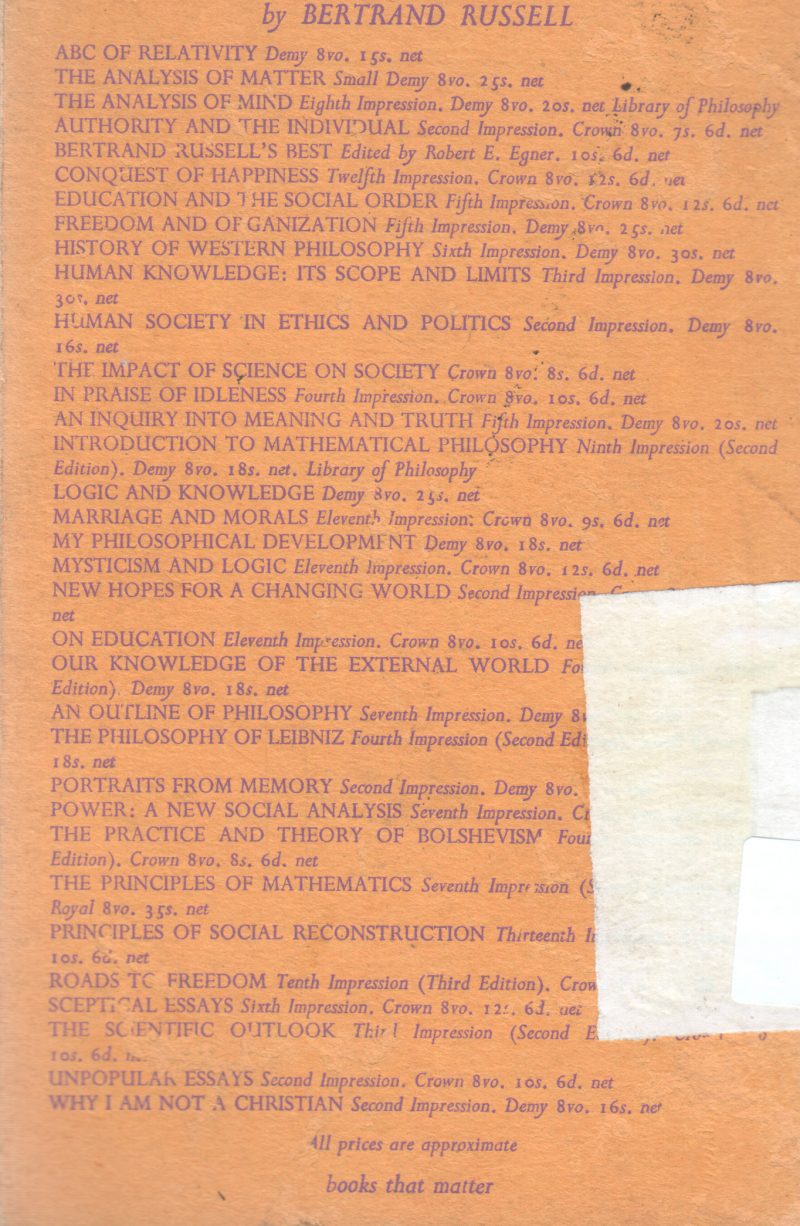 COMMON SENSE AND NUCLEAR WARFARE BY BERTRAND RUSSELL - Image 2