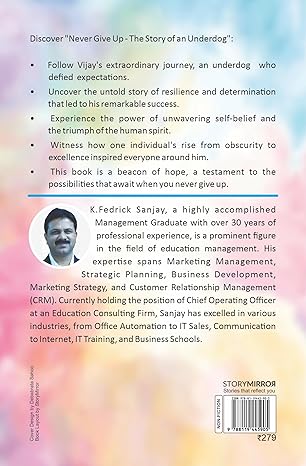 Never Give Up By Fedrick Sanjay Katta - Image 2